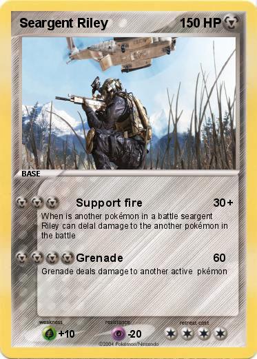Pokemon Seargent Riley