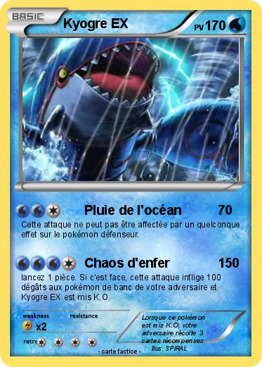 Pokemon Kyogre EX