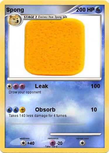 Pokemon Spong