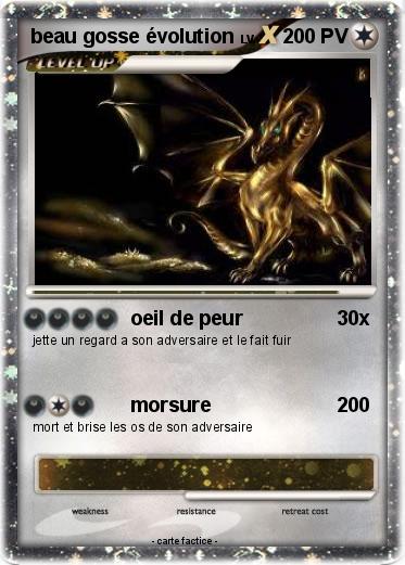 Pokemon beau gosse évolution