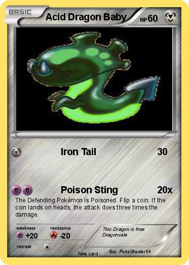 Pokemon Acid Dragon Baby