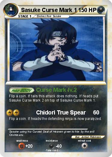 Pokemon Sasuke Curse Mark 1