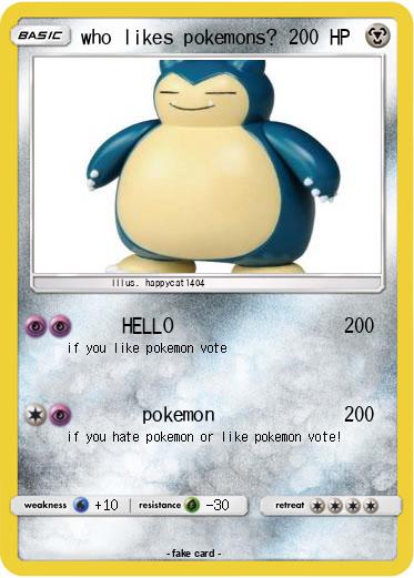 Pokemon who likes pokemons?