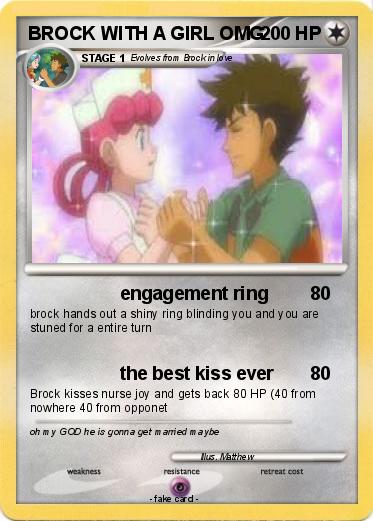 Pokemon BROCK WITH A GIRL OMG