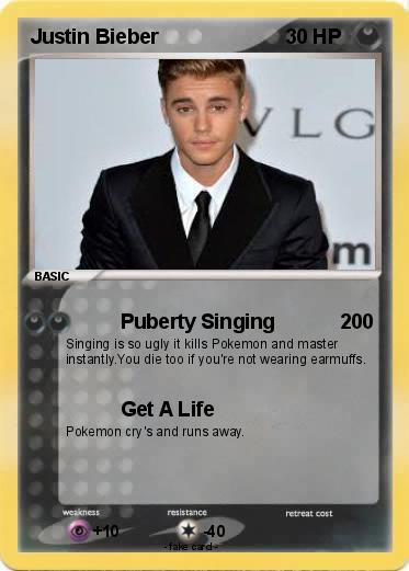 Pokemon Justin Bieber
