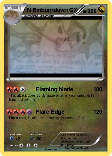 Pokemon N Emburndawn GX
