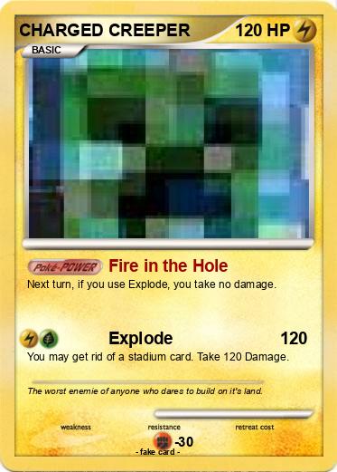 Pokemon CHARGED CREEPER
