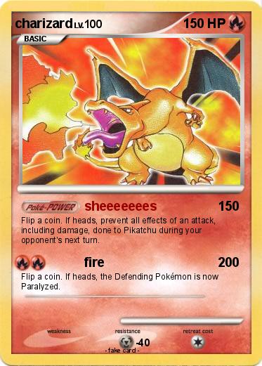 Pokemon charizard