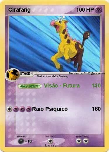 Pokemon Girafarig