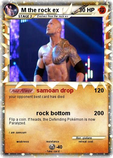 Pokemon M the rock ex