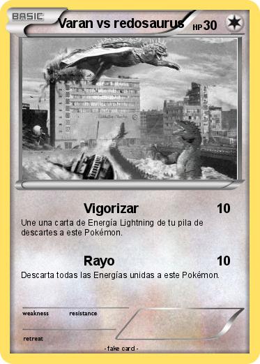 Pokemon Varan vs redosaurus