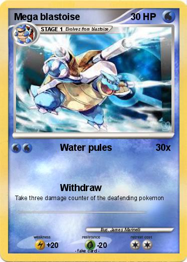 Pokemon Mega blastoise