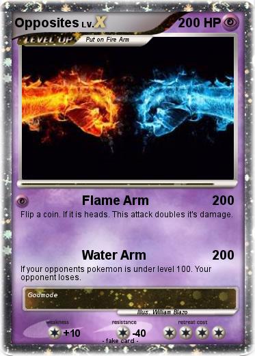 Pokemon Opposites