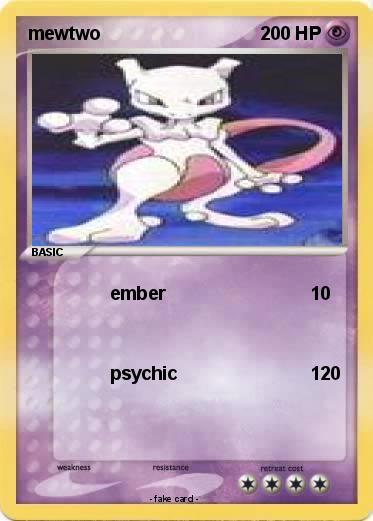 Pokemon mewtwo