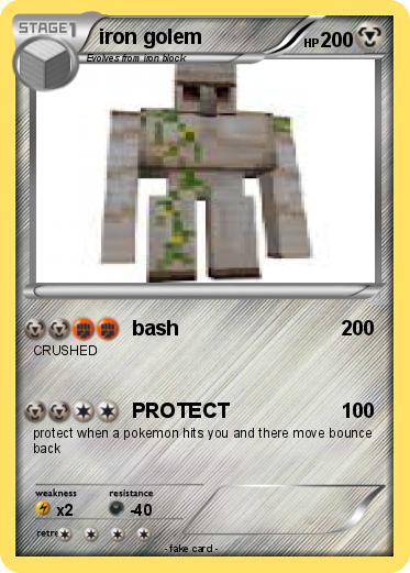 Pokemon iron golem
