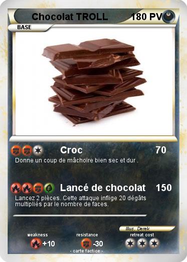 Pokemon Chocolat TROLL