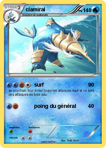 Pokemon clamiral