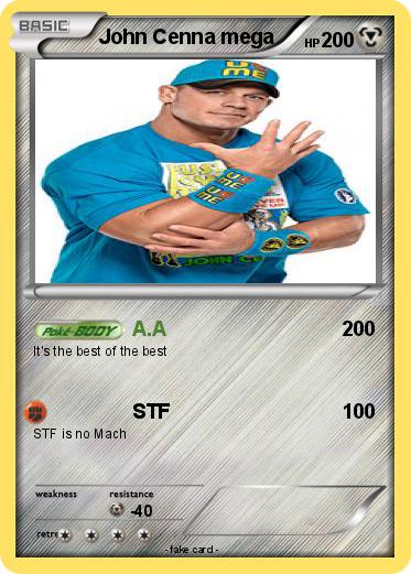 Pokemon John Cenna mega