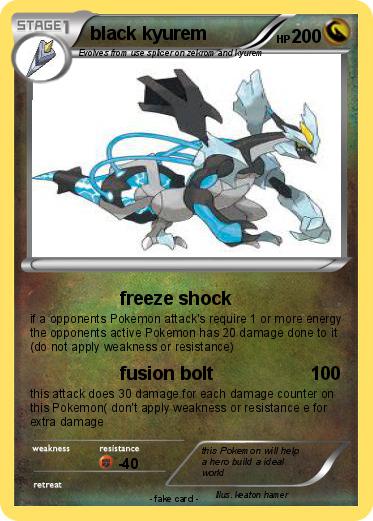 Pokemon black kyurem