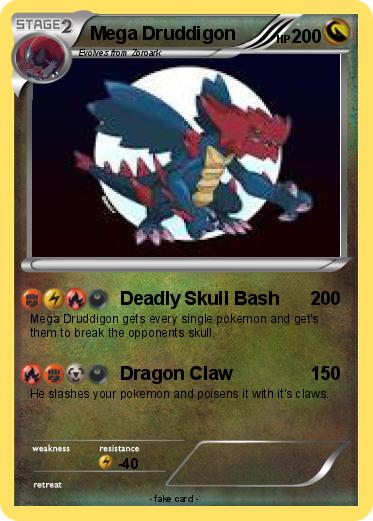 Pokemon Mega Druddigon