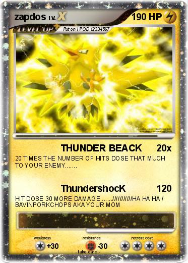 Pokemon zapdos