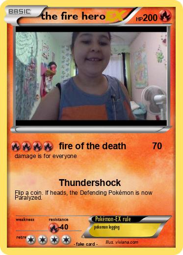 Pokemon the fire hero