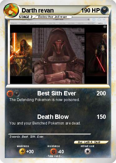 Pokemon Darth revan