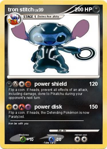 Pokemon tron stitch