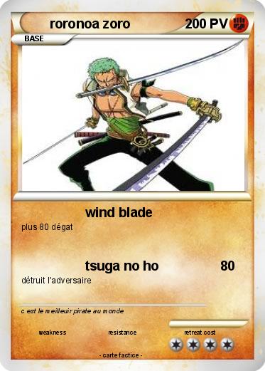 Pokemon roronoa zoro