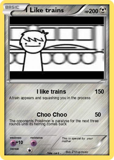 Pokemon I Like trains