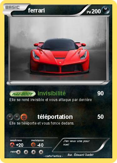 Pokemon ferrari