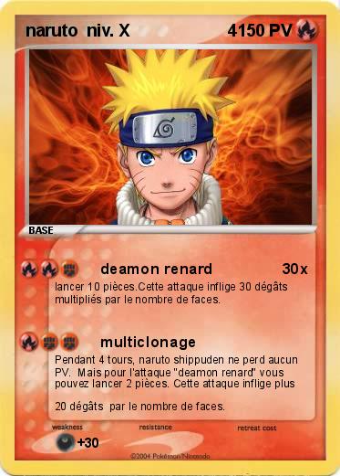 Pokemon naruto  niv. X                     4
