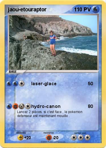 Pokemon jaou-etouraptor