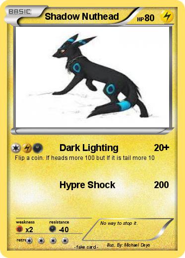 Pokemon Shadow Nuthead