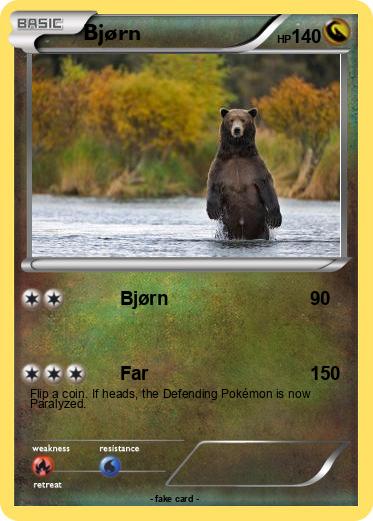 Pokemon Bjørn