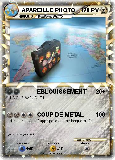 Pokemon APAREILLE PHOTO