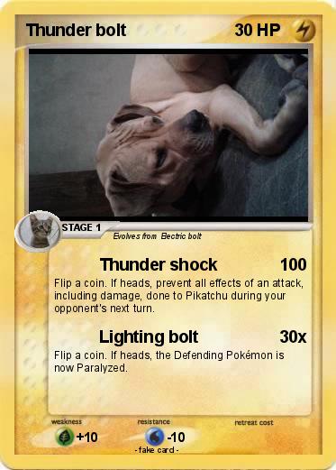 Pokemon Thunder bolt