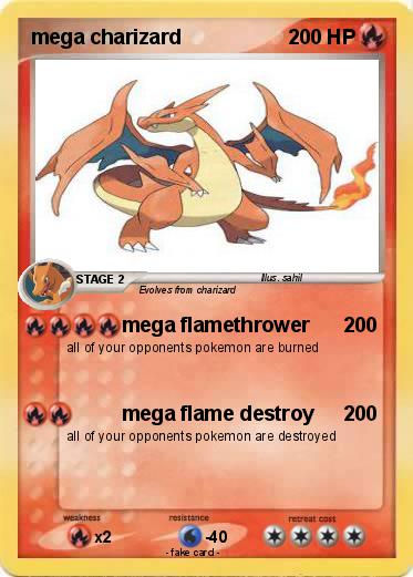 Pokemon mega charizard