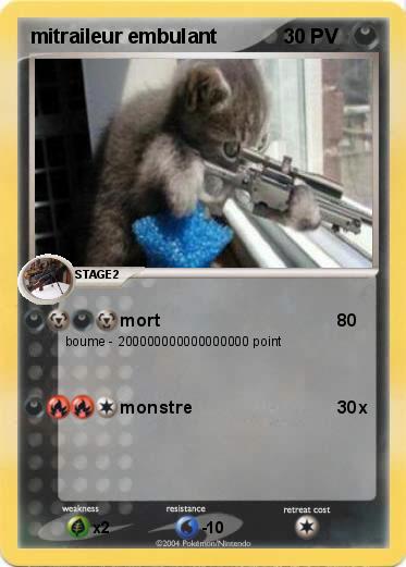 Pokemon mitraileur embulant