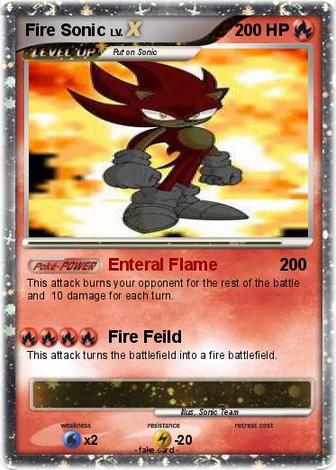 Pokemon Fire Sonic