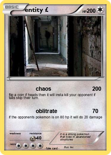 Pokemon entity £