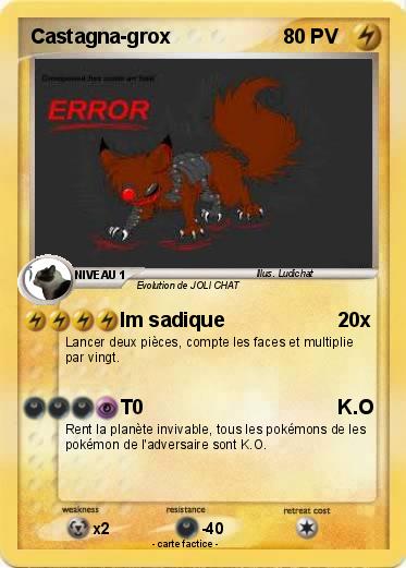 Pokemon Castagna-grox