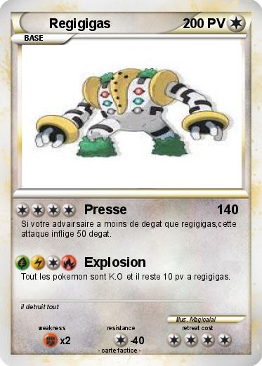 Pokemon Regigigas