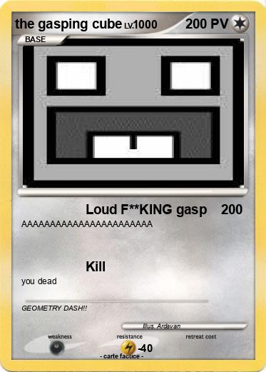 Pokemon the gasping cube