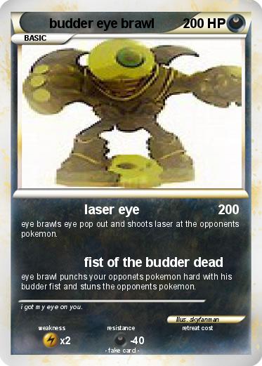Pokemon budder eye brawl