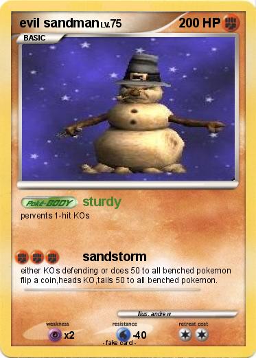 Pokemon evil sandman