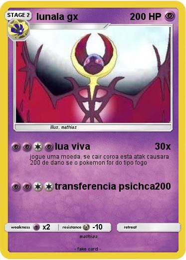 Pokemon lunala gx