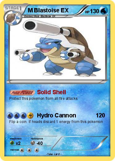 Pokemon M Blastoise EX
