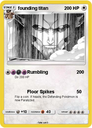 Pokemon founding titan