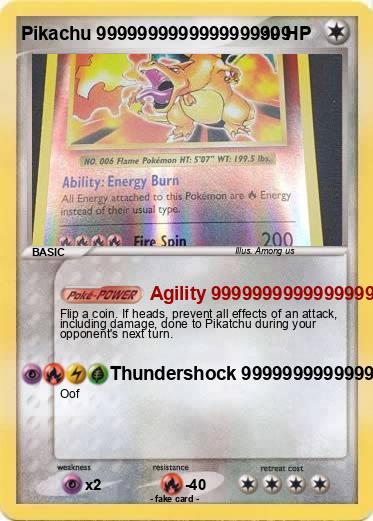 Pokemon Pikachu 9999999999999999999